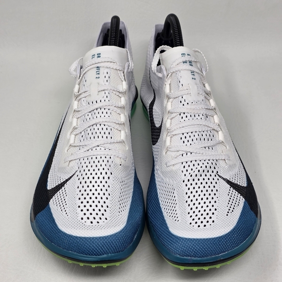 Nike ZoomX Dragonfly 2 Elite Track Spikes Men Sz 8.5 White Blue New FZ9315-102